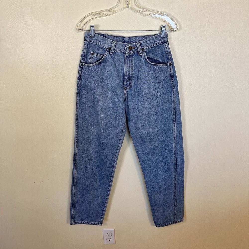 🛍️90s Vintage Wrangler Light Wash High Waisted Straight Leg Denim Jeans🛍️